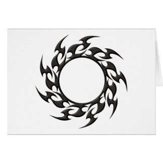 Tatuaje del círculo tribal