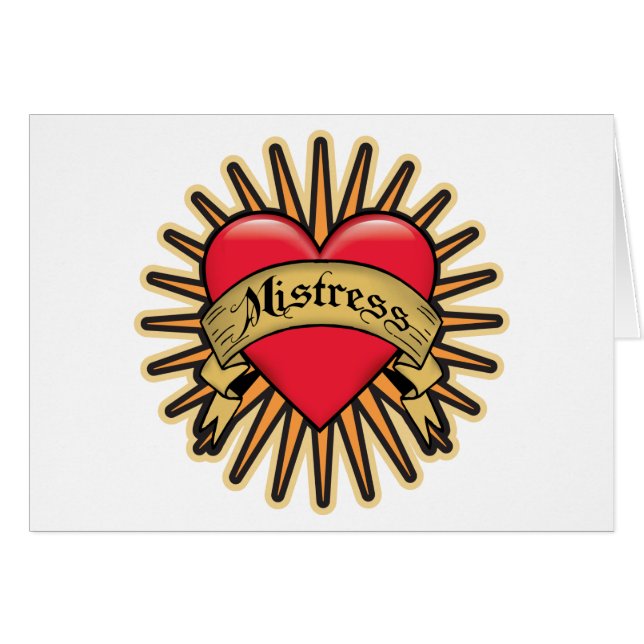 Tatuaje del corazón de la señora (Anverso (Horizontal))
