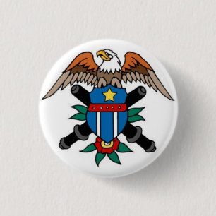 Tatuaje del marinero - Eagle y escudo - botón