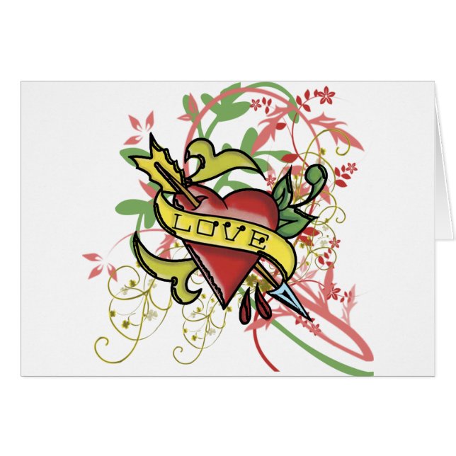 Tatuaje fresco del amor (Anverso (Horizontal))