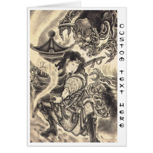 Tatuaje japonés de la tinta del demonio del