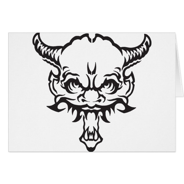 Tatuaje Japonés Demonio Oni (Anverso (Horizontal))