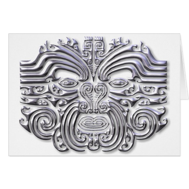Tatuaje maroi plateado (Anverso (Horizontal))