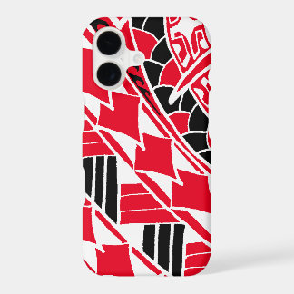 Tatuaje rojo polinesio