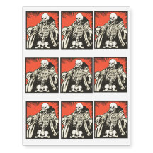 Esqueleto del dibujo animado