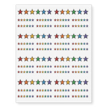 Estrellas arcoiris del orgullo LGBTQIA+ con marcos