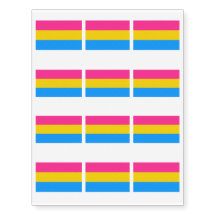 Fondo de color de la bandera del orgullo pansexual