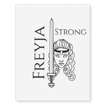 freyja fuerte nórdico viéndose mitología pagana