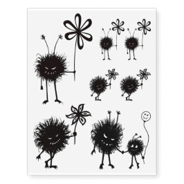 Tatuajes Temporales Funny Gothic Evil Bugs