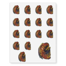 Llamas rojas de Phoenix Pheonix Firebird