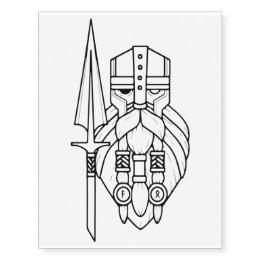 Tatuajes Temporales Odin spear gungnir norse viking hethen pagano