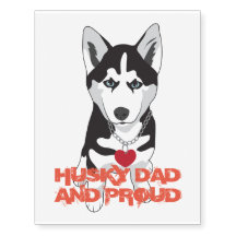 Padre Husky y orgulloso