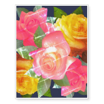 rosas rojas y amarillas