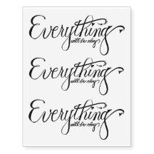 Todo será tatuaje temporal aceptable