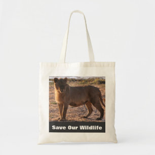 Tau Salva Nuestra Bolsa De Tote De Vida Silvestre