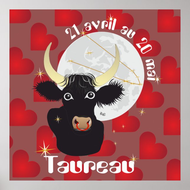 Taureau 21 avril 20 Mai au póster (Frente)