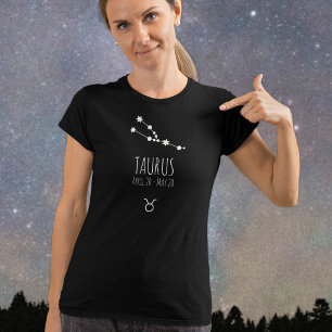 Tauro   Camiseta personalizada de constelación zod