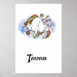 Tauro de impresión de arte