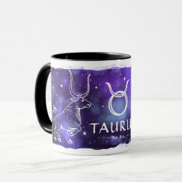 Tauro las tazas del zodiaco del cumpleaños de la