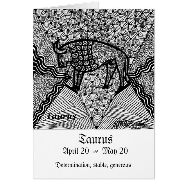 Tauro (muestra del zodiaco) (Frente)