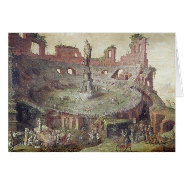 Tauromaquia antigua, 1552 (Anverso (Horizontal))