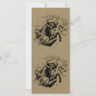 Taurus Constellation Hevelius 1690 Grabado