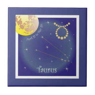 Taurus el abril 21 to May 20 baldosa de foto