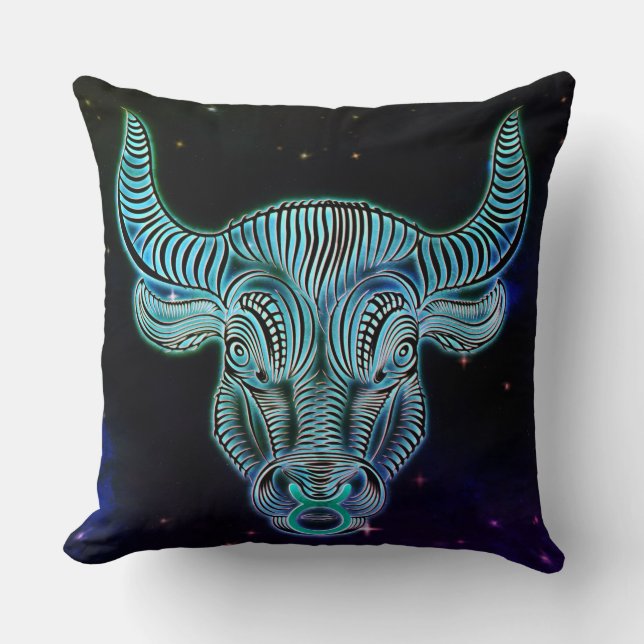 taurus la almohada de zodiaco toro (Anverso)