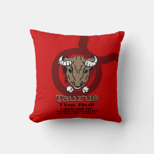 Taurus la almohada roja del toro
