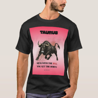Taurus Zodiac Astrología Camiseta masculina