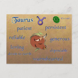 Taurus zodiac caracteristicas postal