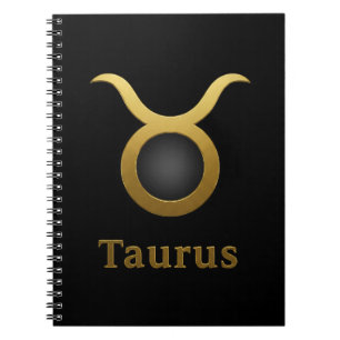 Taurus Zodiac / Cuaderno Símbolo de Tauro
