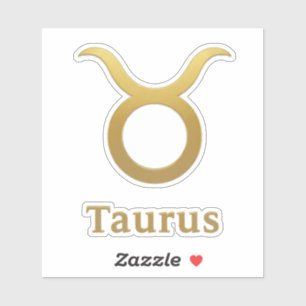 Taurus Zodiac Sign / Pegatina Tauro