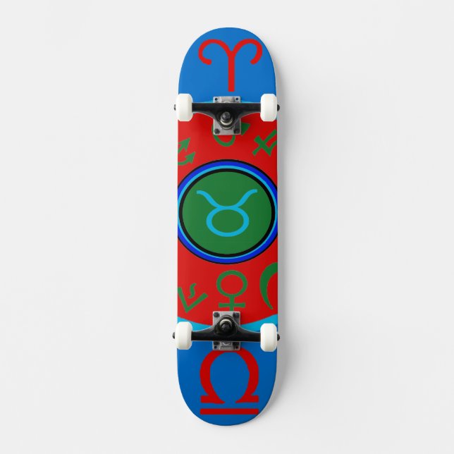 Taurus Zodiac Skateboard (Anverso)