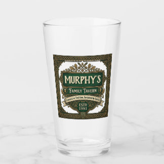 Tavern Familiar Irlandesa Personalizada Vintage Ve