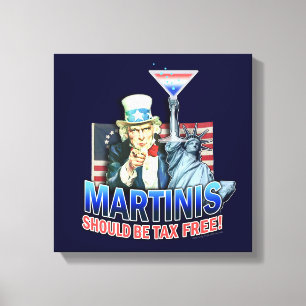 Tax Free Martini Galería envuelta en lienzo