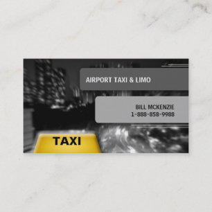 Taxi 2 de la tarjeta de visita del taxi