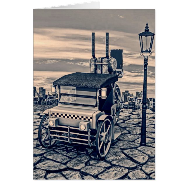Taxi-Cab Retro a Vapor (Frente)