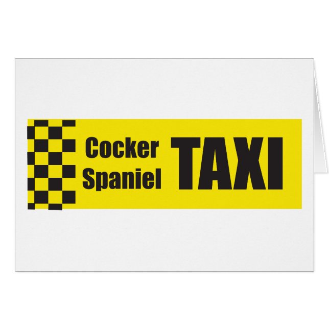 Taxi cocker spaniel (Anverso (Horizontal))