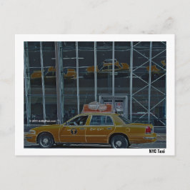 Taxi de NYC - Tarjeta postal