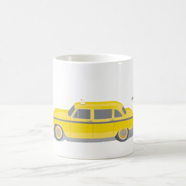 Taxi del amarillo de la taza de JON (Centro)