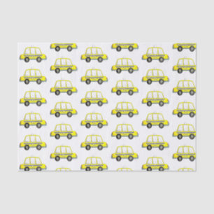 Taxi NYC Amarillo de Nueva York revisado con papel