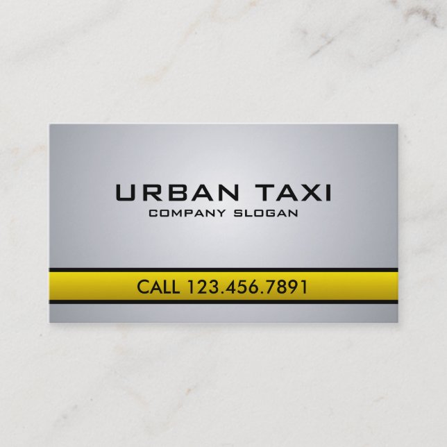 Taxi - tarjetas de visita (Anverso)
