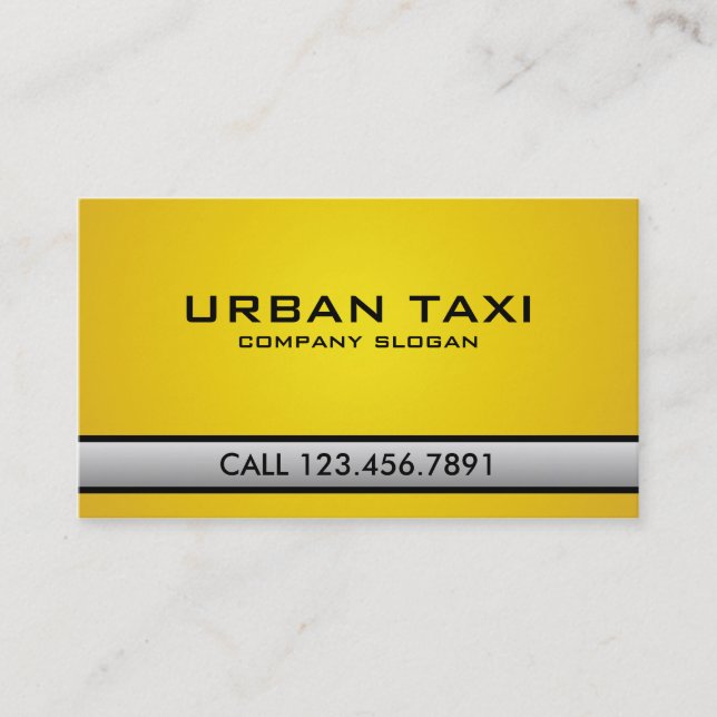 Taxi - tarjetas de visita (Anverso)