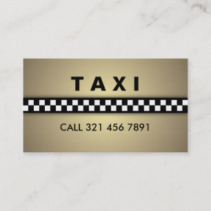 Taxi - tarjetas de visita