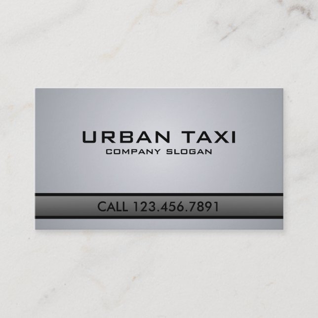 Taxi - tarjetas de visita (Anverso)