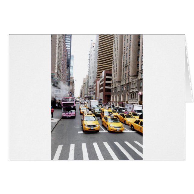 Taxis de Nueva York (Anverso (Horizontal))