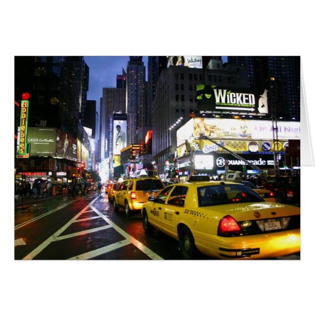 Taxis en Broadway (Anverso (Horizontal))