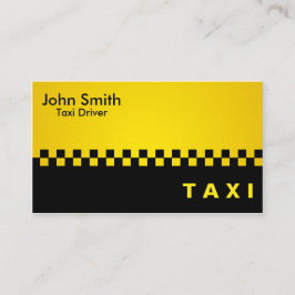 Taxista - tarjetas de visita