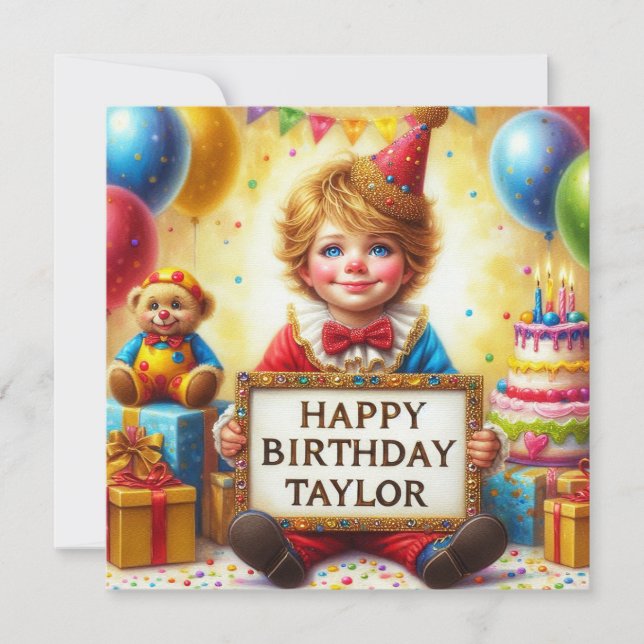 ~ TAYLOR ~ Cumpleaños feliz ~ Clown Costume ~ (Anverso)
